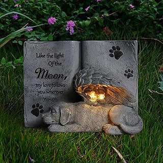 Dog Memorial Stone for Garden or Yard