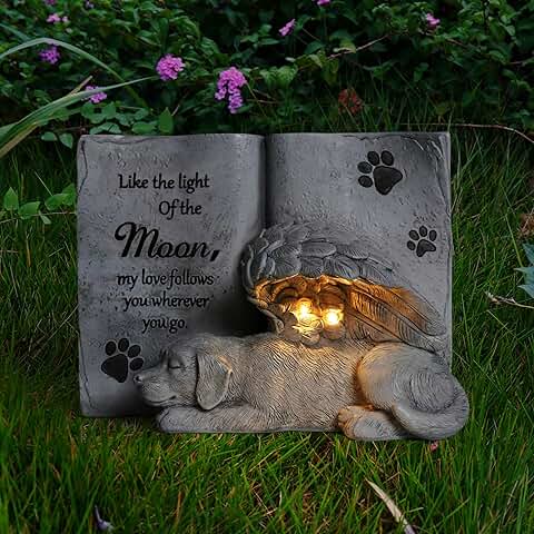 Dog Memorial Stone for Garden or Yard
