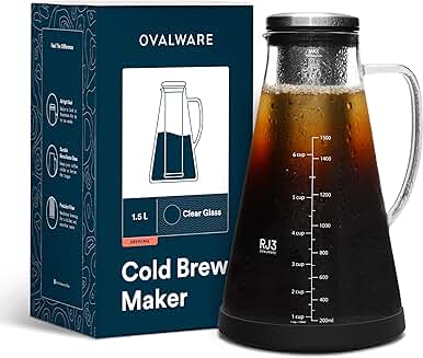 Airtight Cold Brew and Iced Tea Maker Pitcher