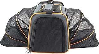 Expandable soft pet carrier, airline approved, multiple sizes