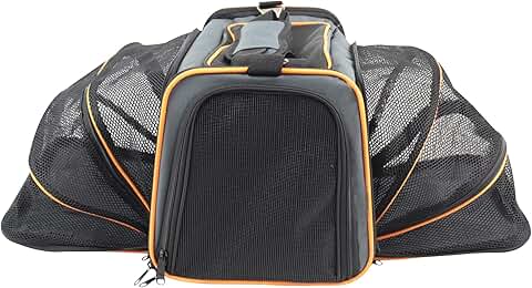 Expandable soft pet carrier, airline approved, multiple sizes