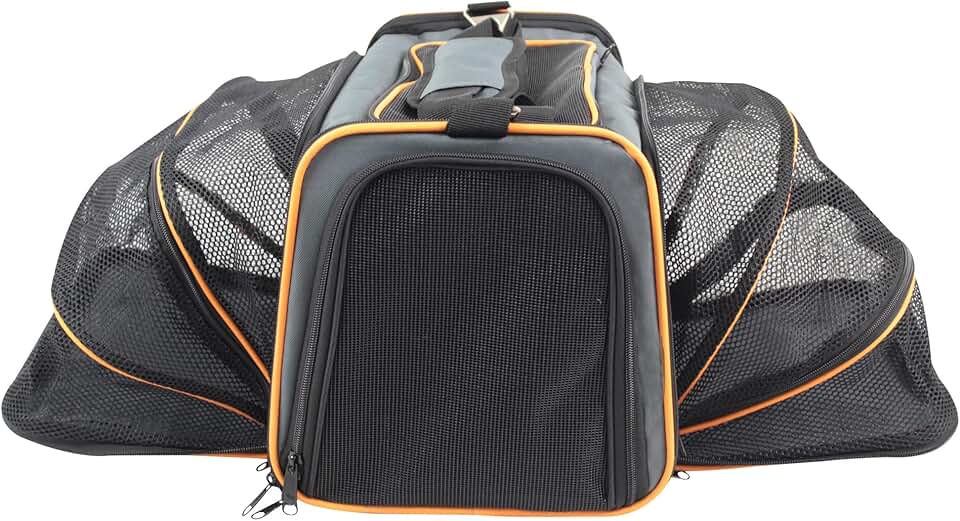 Expandable soft pet carrier, airline approved, multiple sizes
