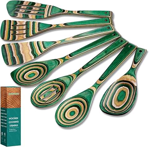 7-Piece Wooden Cooking Utensil Set