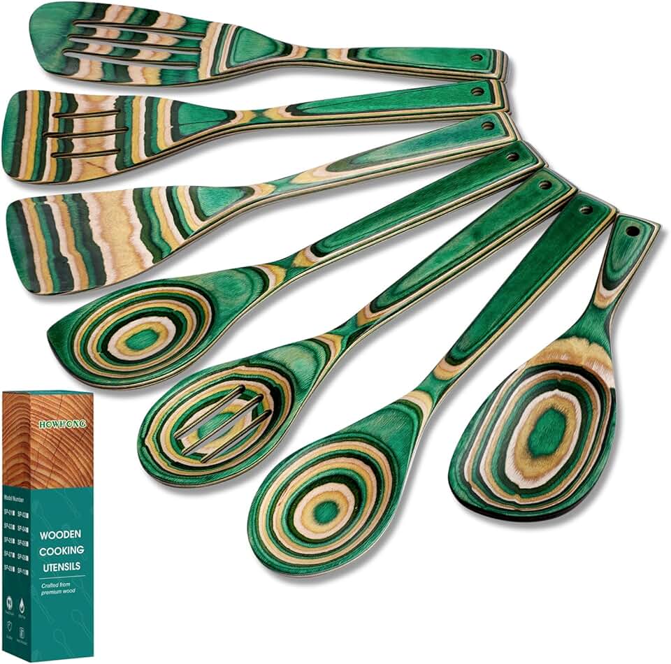 7-Piece Wooden Cooking Utensil Set