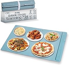 Portable 350W Electric Food Warming Mat with Auto Shut-Off