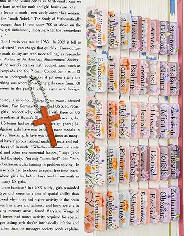 Bloom Floral Bible Tabs for Women Study Bible