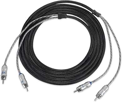13.12 ft Oxygen-Free Copper Car Audio RCA Cable