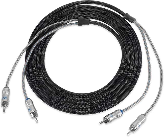 13.12 ft Oxygen-Free Copper Car Audio RCA Cable