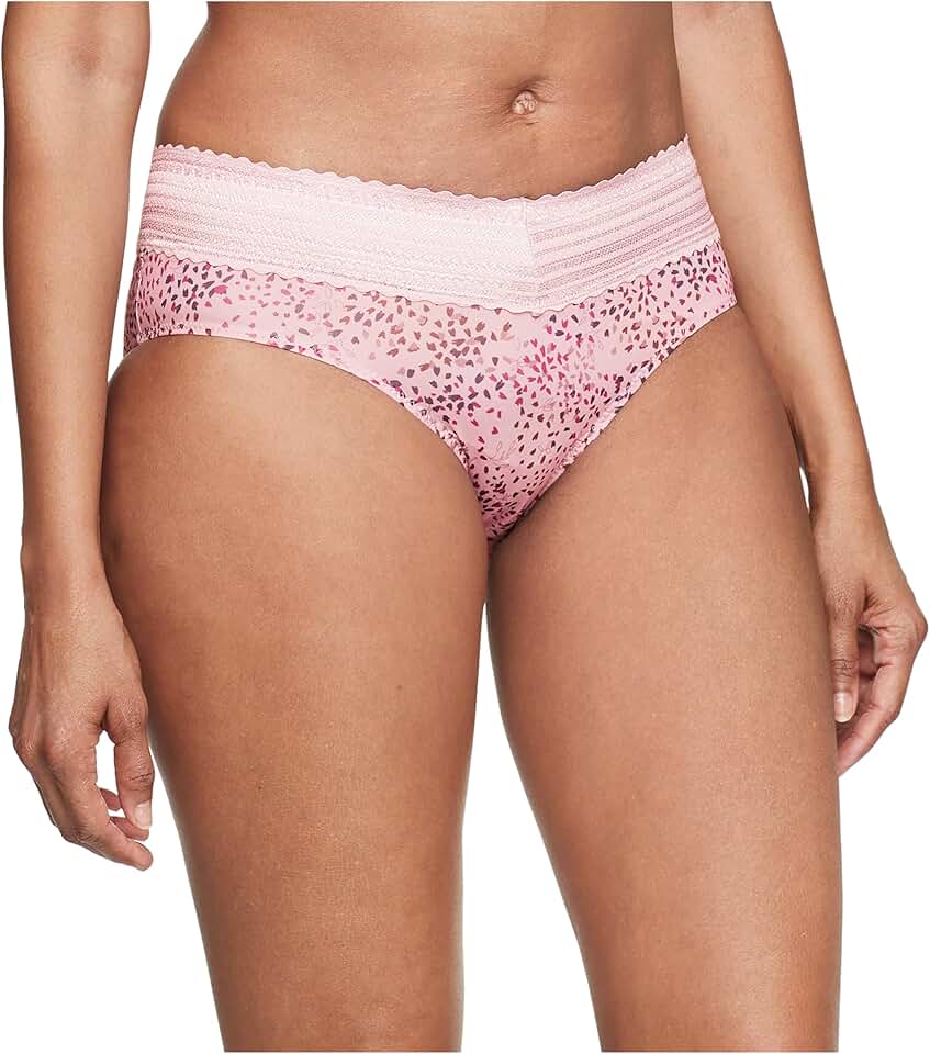 Women's Comfortable Lace Microfiber Hipster with No Pinching