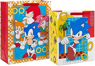 Sonic Gift Bags for Kids, 2 Sizes
