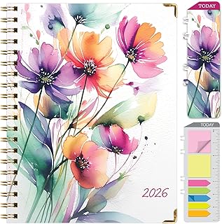 2026 Planner with Tabs and Notes, 8.5x11