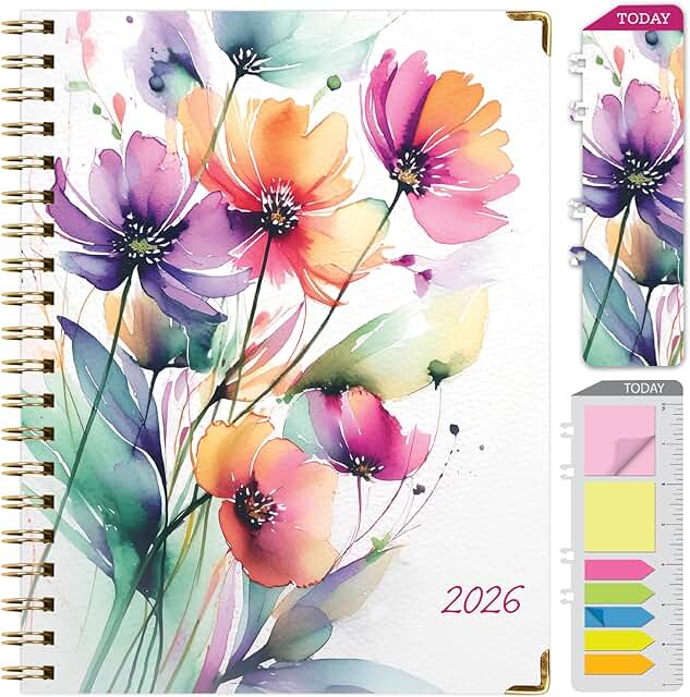 2026 Planner with Tabs and Notes, 8.5x11