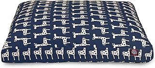 Large Navy Rectangle Pet Bed