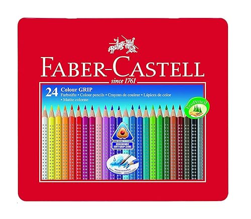 Set of 24 Colour Grip Pencils