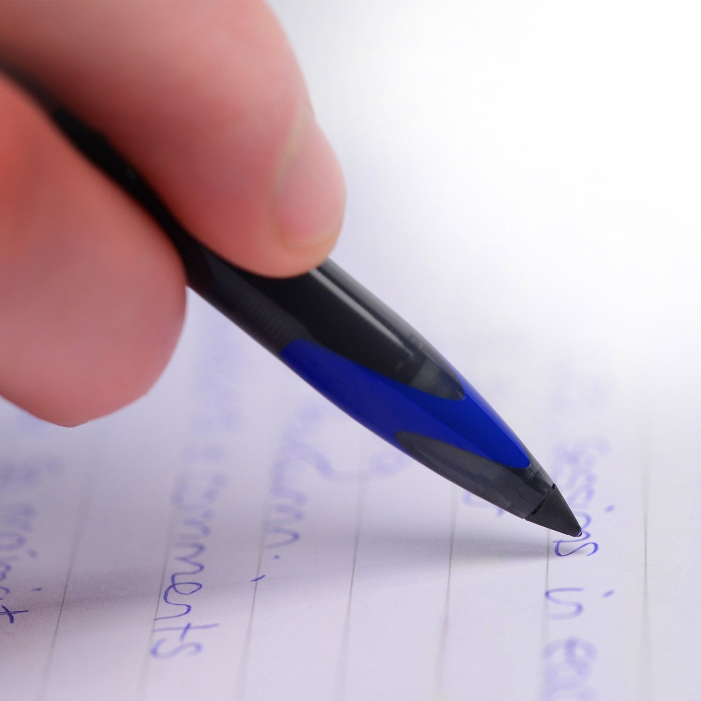 Medium 0.7mm Black Rollerball Pen Pack of 3