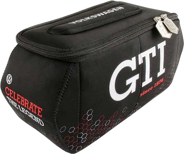 Volkswagen Neoprene Makeup and Toiletry Bag in GTI Design