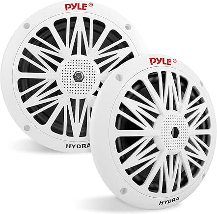 Pair of 6.5-inch waterproof marine speakers