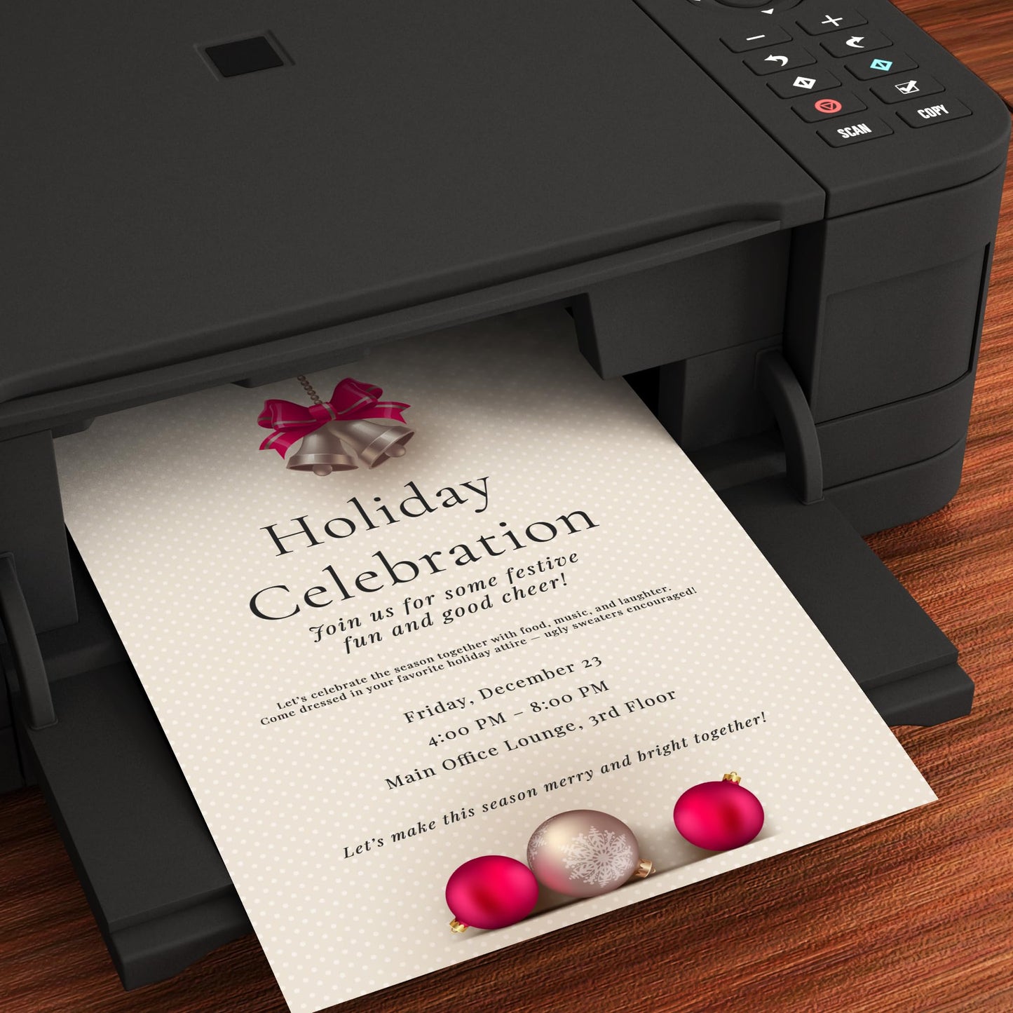 Holiday Letterhead and Envelope Set, 40 Pieces