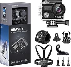 AKASO Brave 4 Action Camera with Accessories Kit