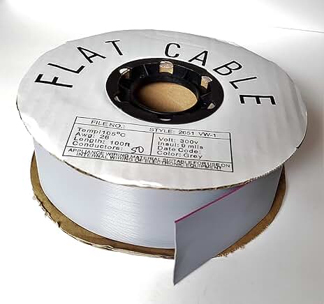 50-Pin IDC Flat Ribbon Cable, 100 Feet