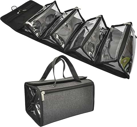 Large Eco Polyester Travel Toiletry and Makeup Bag