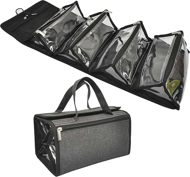 Large Eco Polyester Travel Toiletry and Makeup Bag
