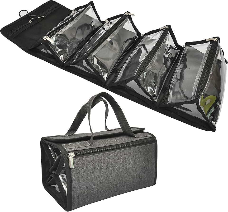 Large Eco Polyester Travel Toiletry and Makeup Bag