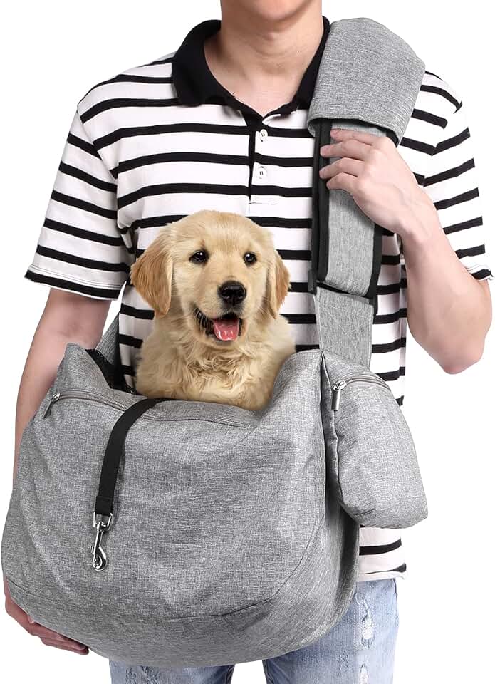 Large Pet Sling Carrier for Dogs and Cats
