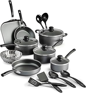 18-Piece Non-Stick Cookware Set with Lids