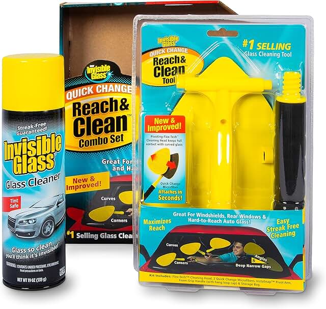 Reach and Clean Glass Windshield Cleaner Kit
