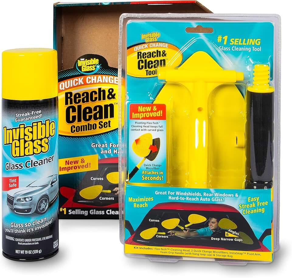 Reach and Clean Glass Windshield Cleaner Kit