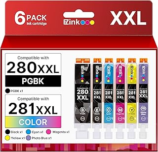 Six-Color Ink Cartridge Set for Pixma TS8320 and TS8220