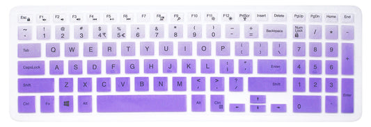 Purple Ombre Silicone Keyboard Cover for 15.6" and 17.3" Laptops
