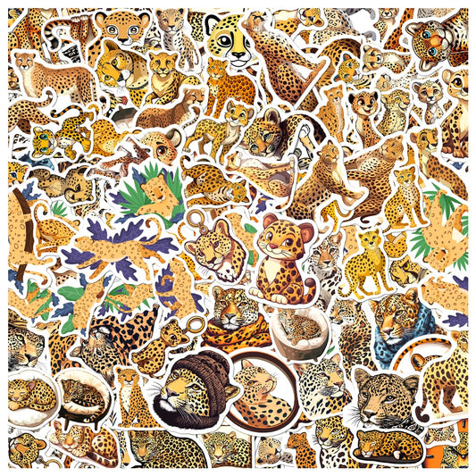 Cartoon Animal Stickers Pack for Kids and Teens