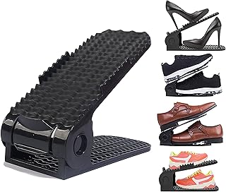 20-Piece Adjustable Shoe Rack Organizer for Closet Storage