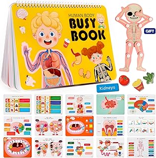 Montessori Human Body Busy Book for Kids