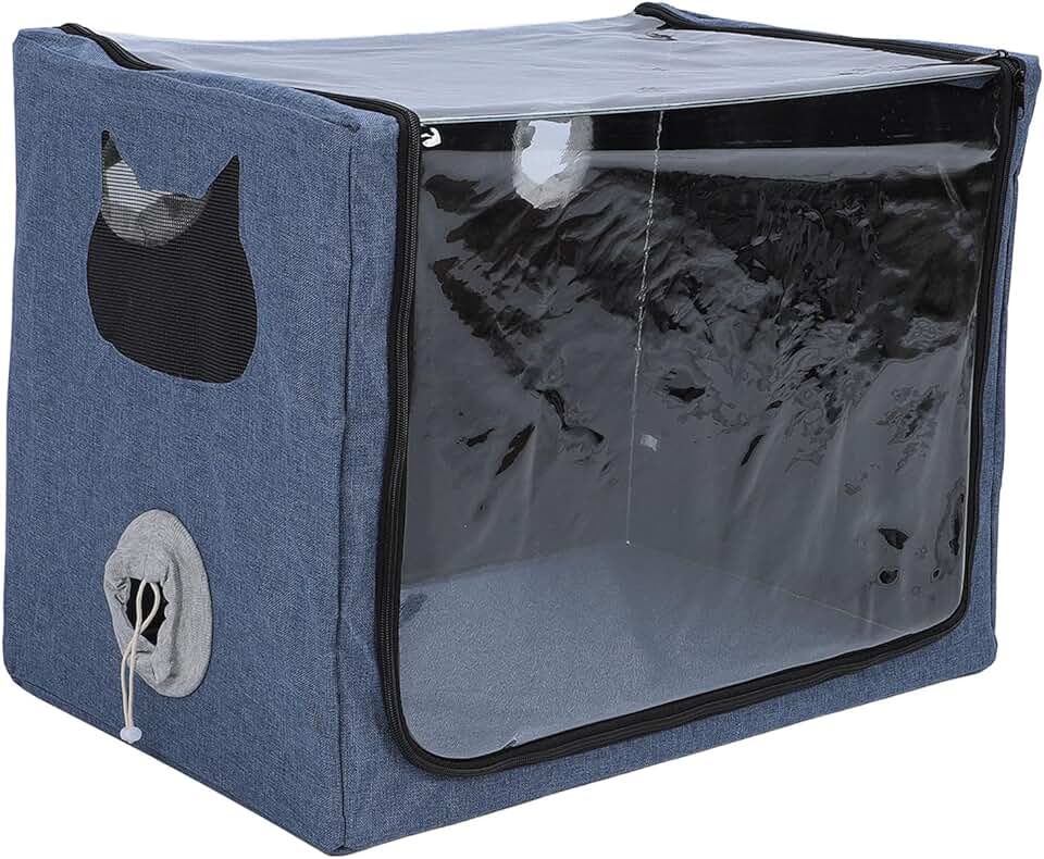 Foldable Pet Oxygen Inhalation Box for Cats and Dogs