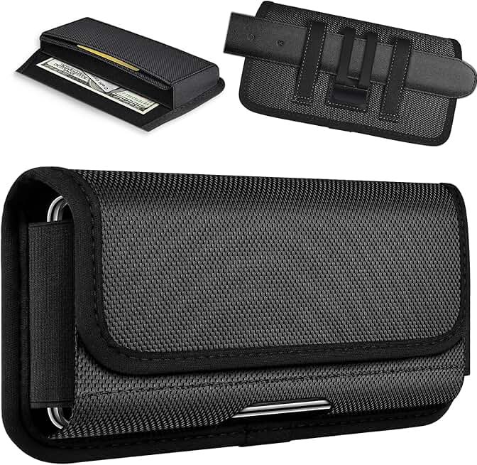 Rugged Nylon Phone Holster for iPhone and Galaxy