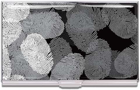 Fingerprints Business Card Case
