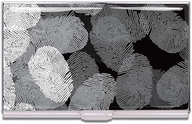 Fingerprints Business Card Case