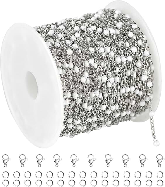 10 Meter Stainless Steel Jewelry Chain for Making Beaded Jewelry