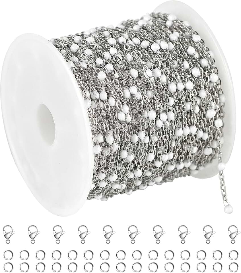 10 Meter Stainless Steel Jewelry Chain for Making Beaded Jewelry