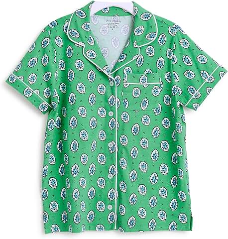 Women's Cotton Short Sleeve Pajama Shirt