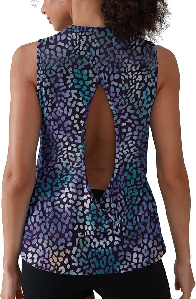 Women’s Cross Back Sleeveless Workout Tank Top