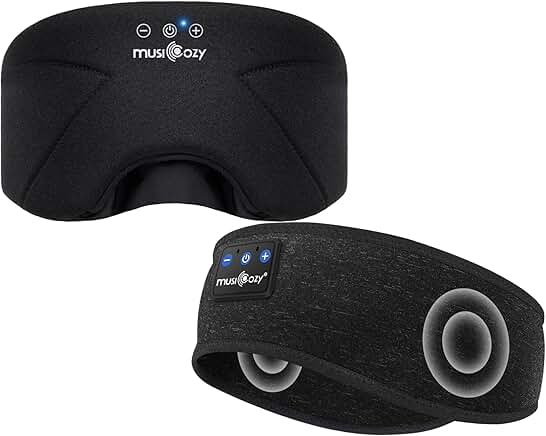 Wireless Sleep Headphones with Eye Mask and 14H Playtime