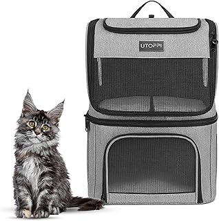 Foldable Breathable Cat and Small Dog Backpack Carrier