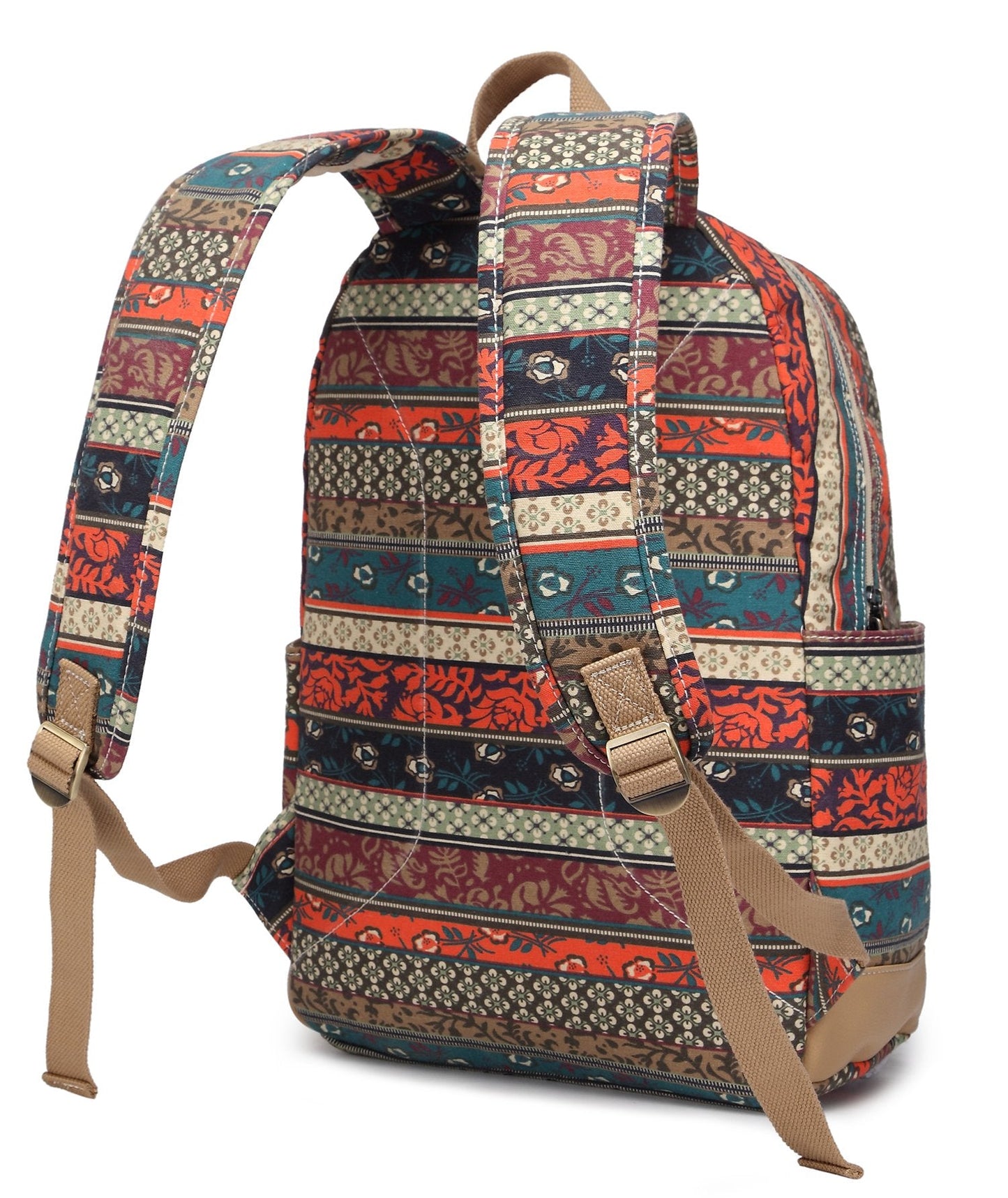 New Bohemian Laptop Backpack with Massage Cushioned Straps Student Travel Outdoor Backpack for Laptop Up to 15.6 Inch