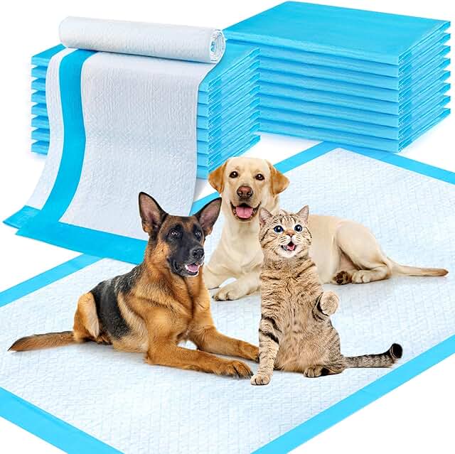 Extra Large Puppy & Pet Training Pads, 40 Pack