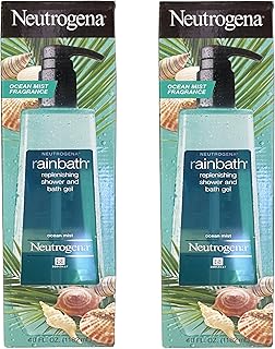 Rainbath Ocean Mist Shower Gel with Cleansing Wipes, 2 Pack