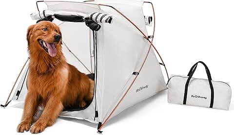 Large Waterproof Dog Tent with Mesh Door